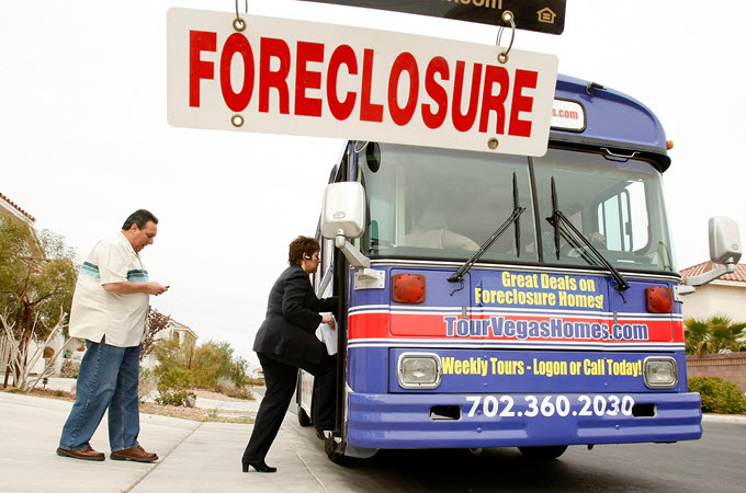 Foreclosed Homes Tour in Las Vegas.