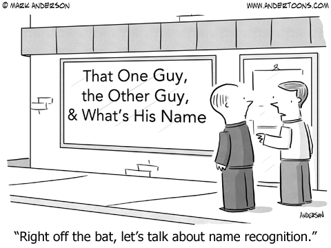 Name Recognition Cartoon.