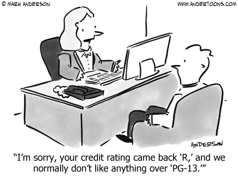 Person With a Poor Credit Score.