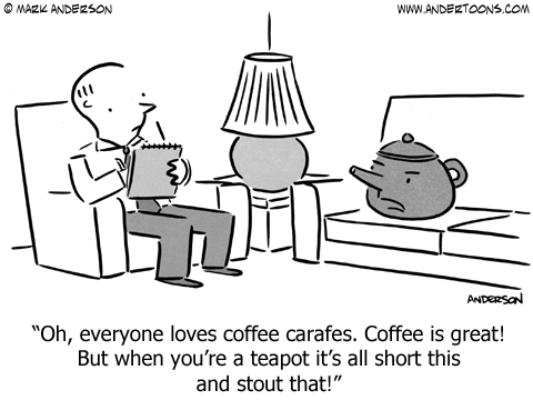 A Teapot Complains About Coffee.