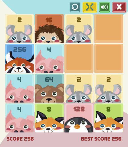 2048 Cuteness Edition.