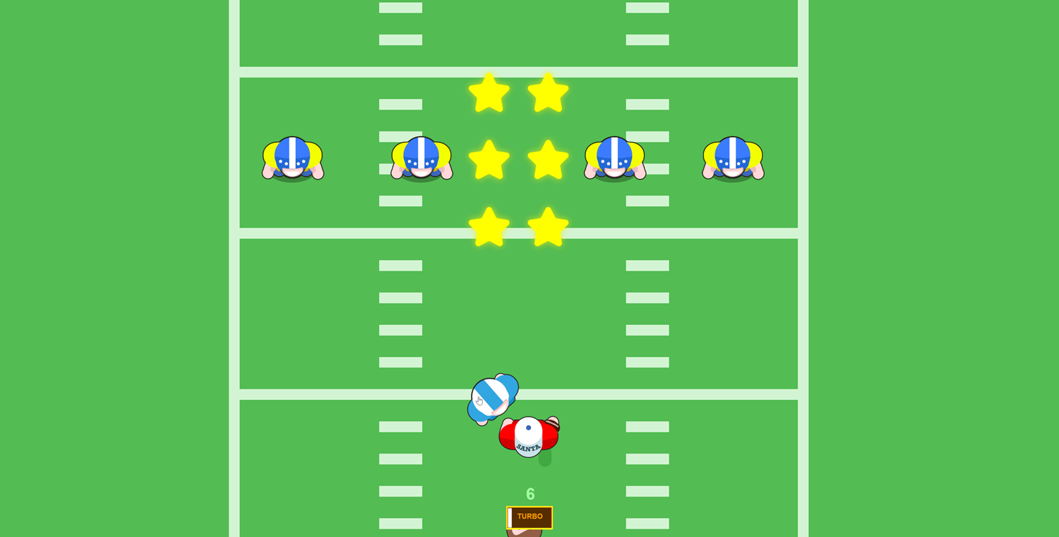 Play American Football Santa`s Run Game Online for Free