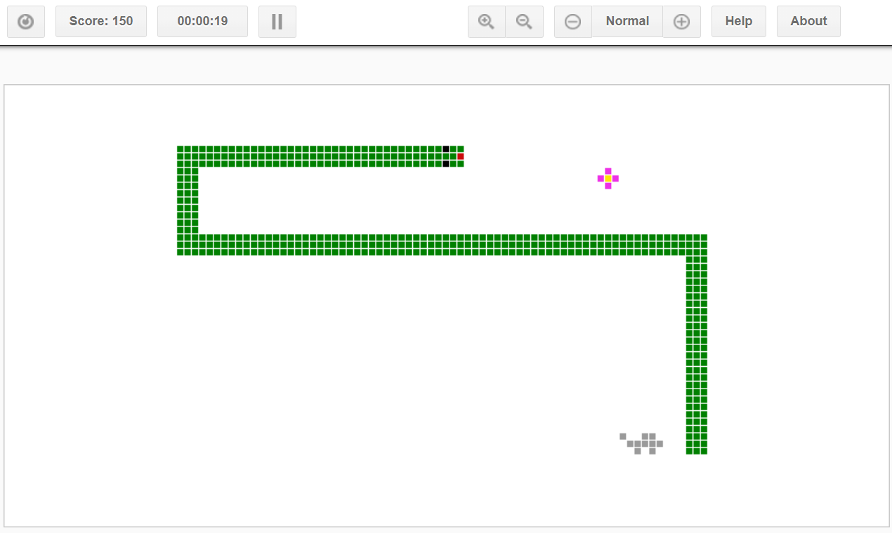 Play Canvas Snake Game Online for Free