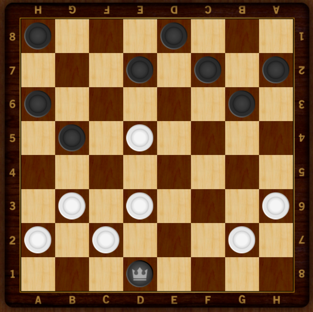 Play Checkers Board Game Online for Free: One and Two Player HTML Checkers  Games for Kids