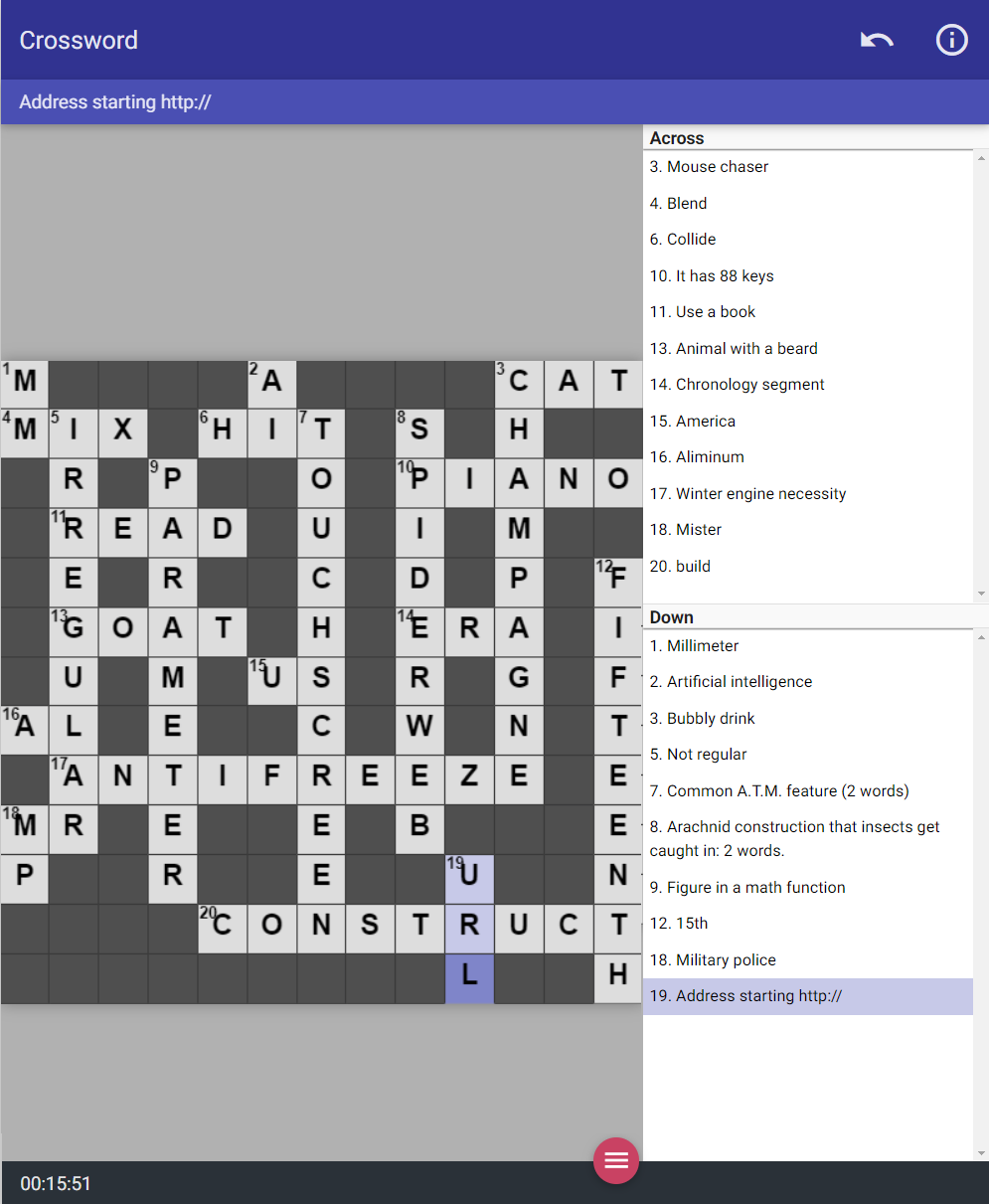 Free Online Word Games and Crossword Puzzles