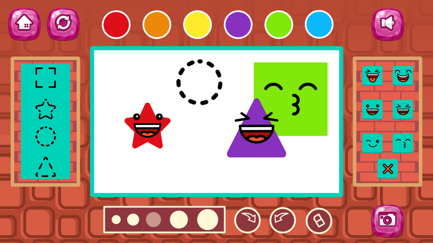 Cute Shapes Game.