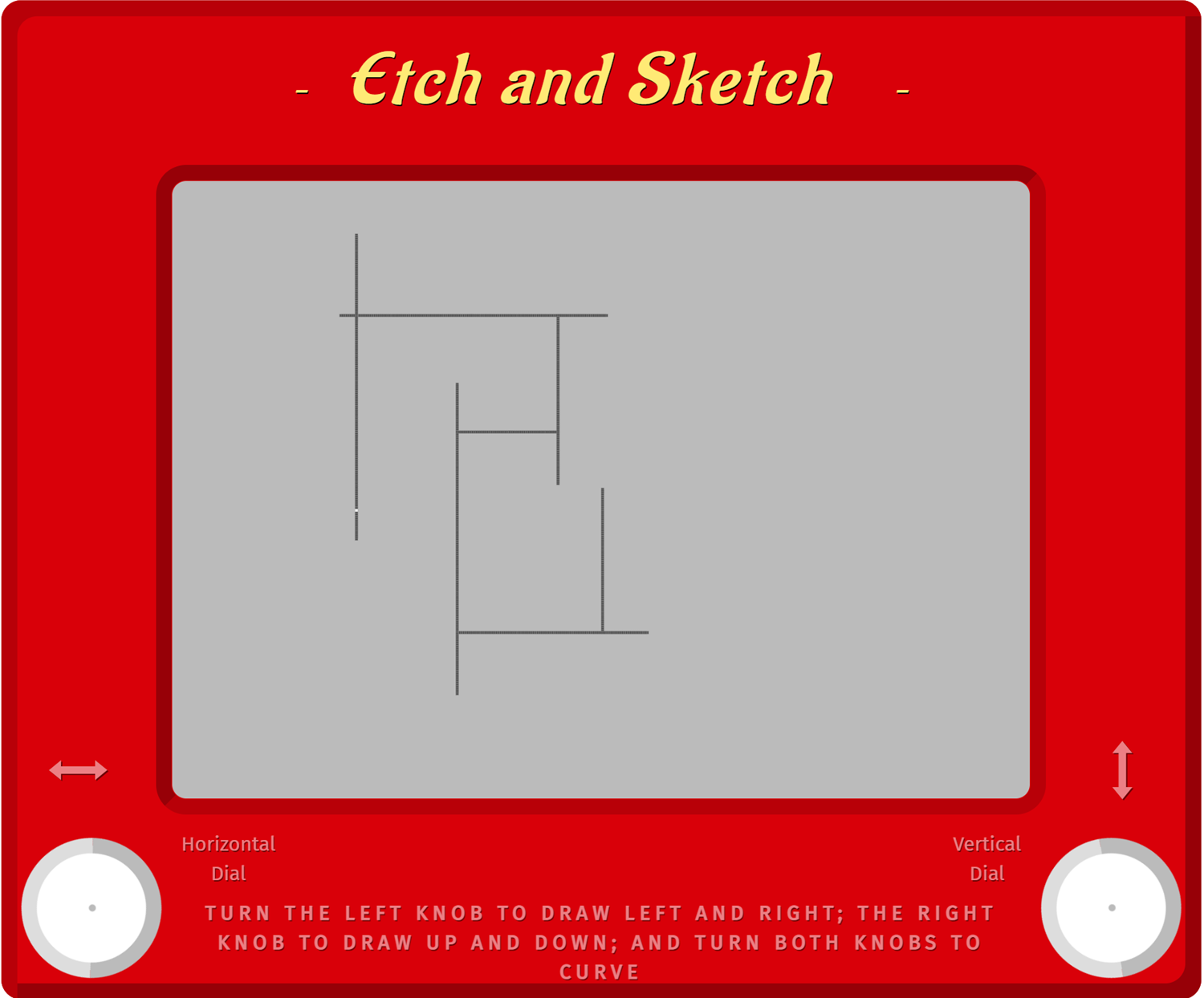 Etch a Sketch Game.