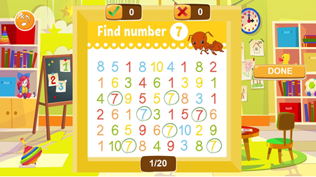 Find the Number Game.