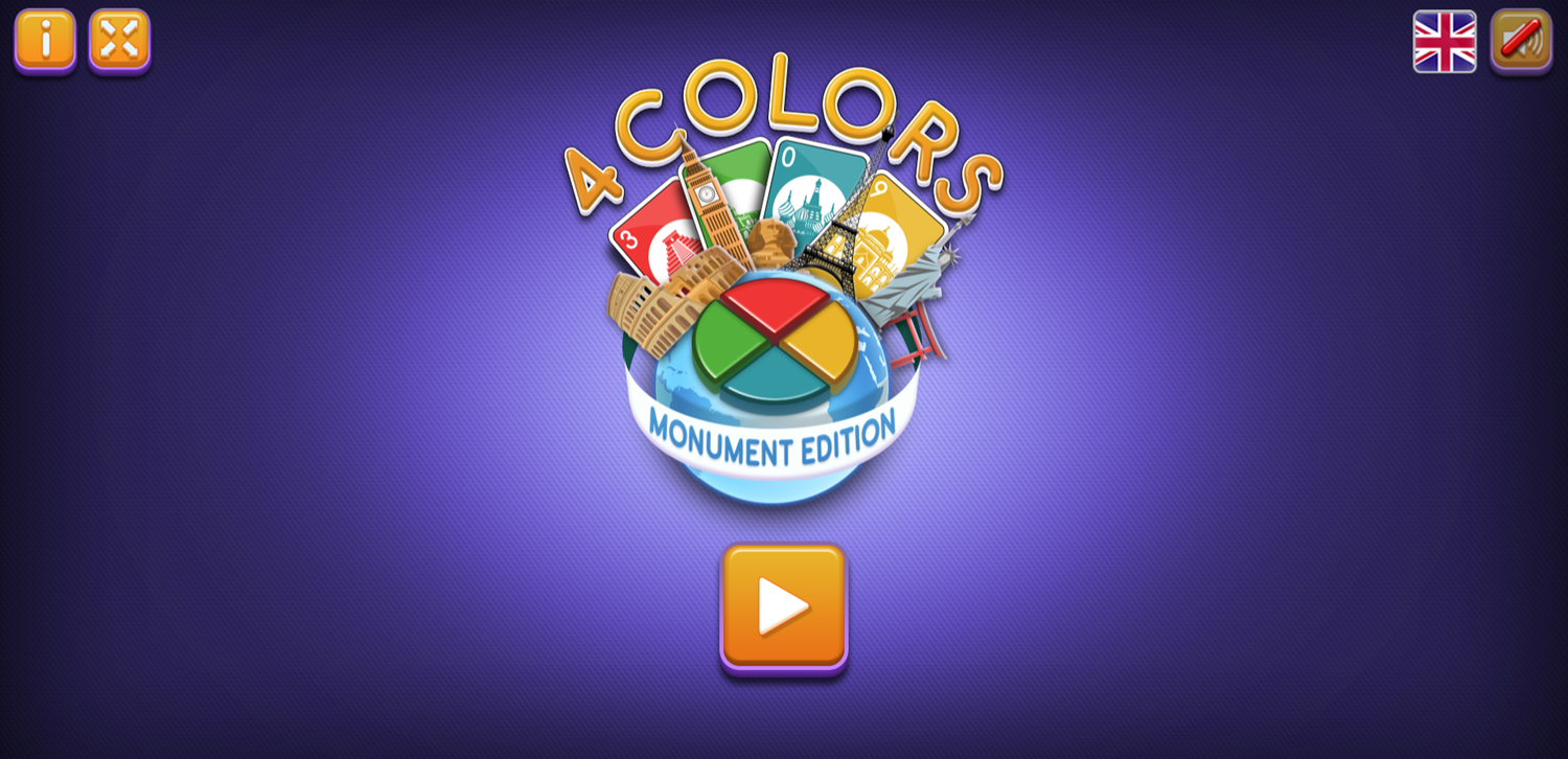 Four Colors Monument Edition Card Game.