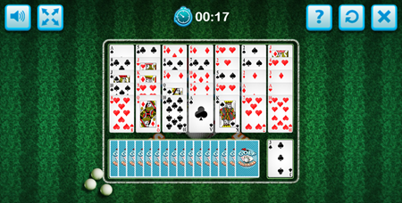 Golf Solitaire Card Game.