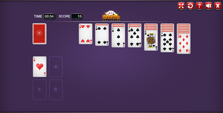 Klondike Solitaire Card Game.