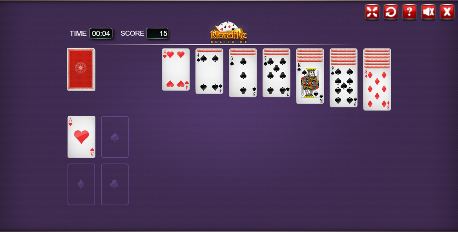 Solitaire-online. Klondike