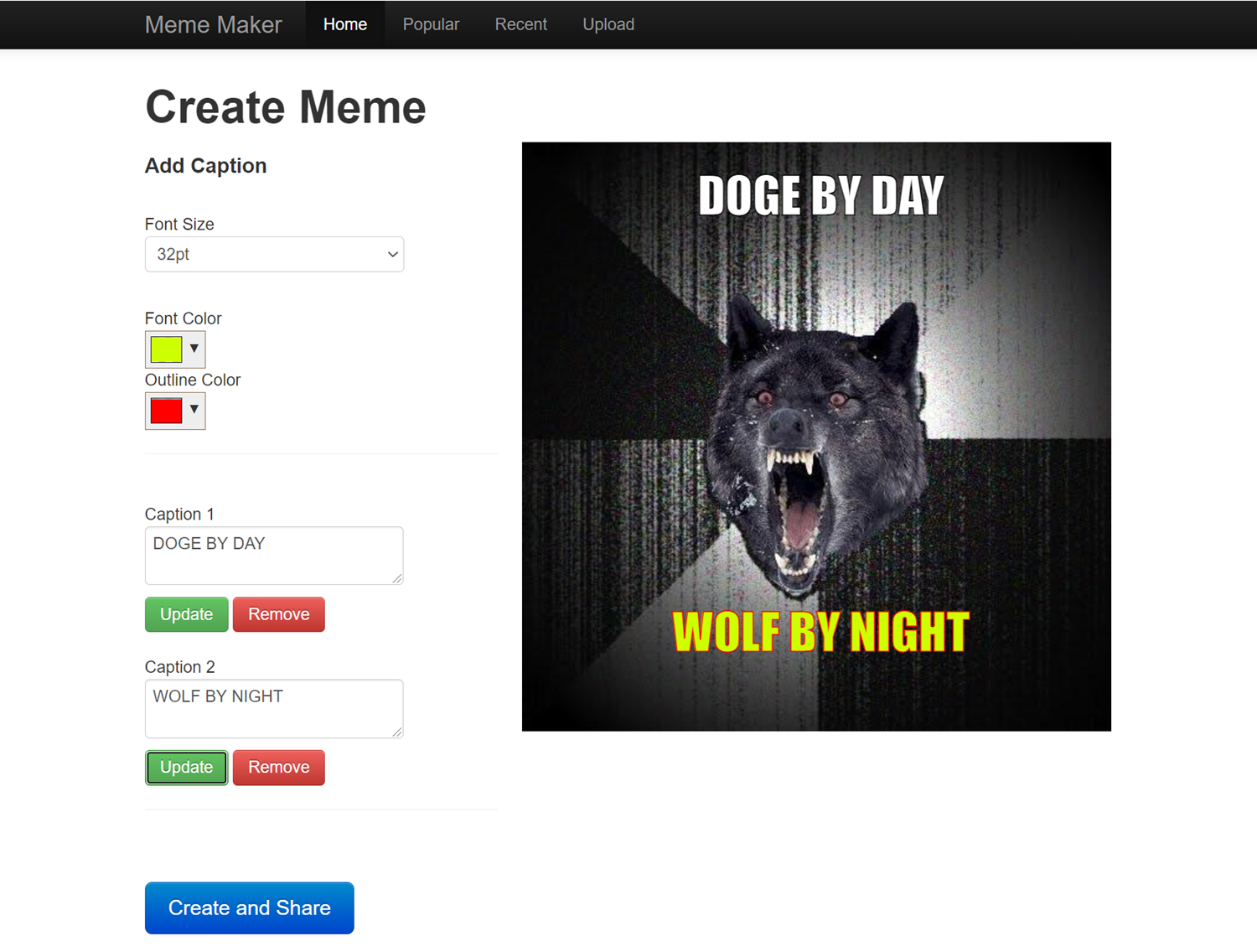 MEME Maker App - Create MEMEs online