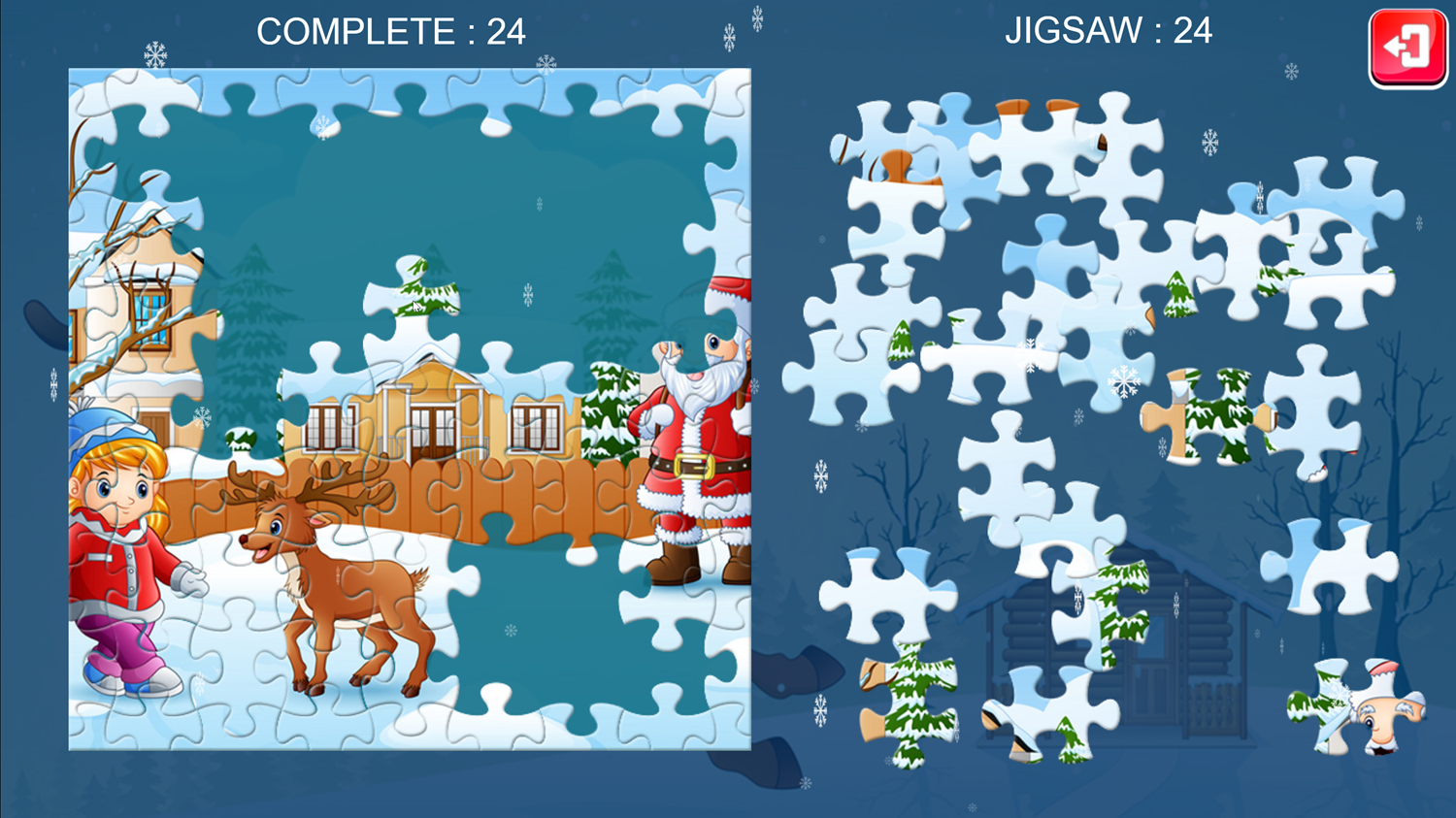 Santa Jigsaw Puzzle.