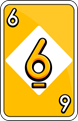 Uno Number Card.