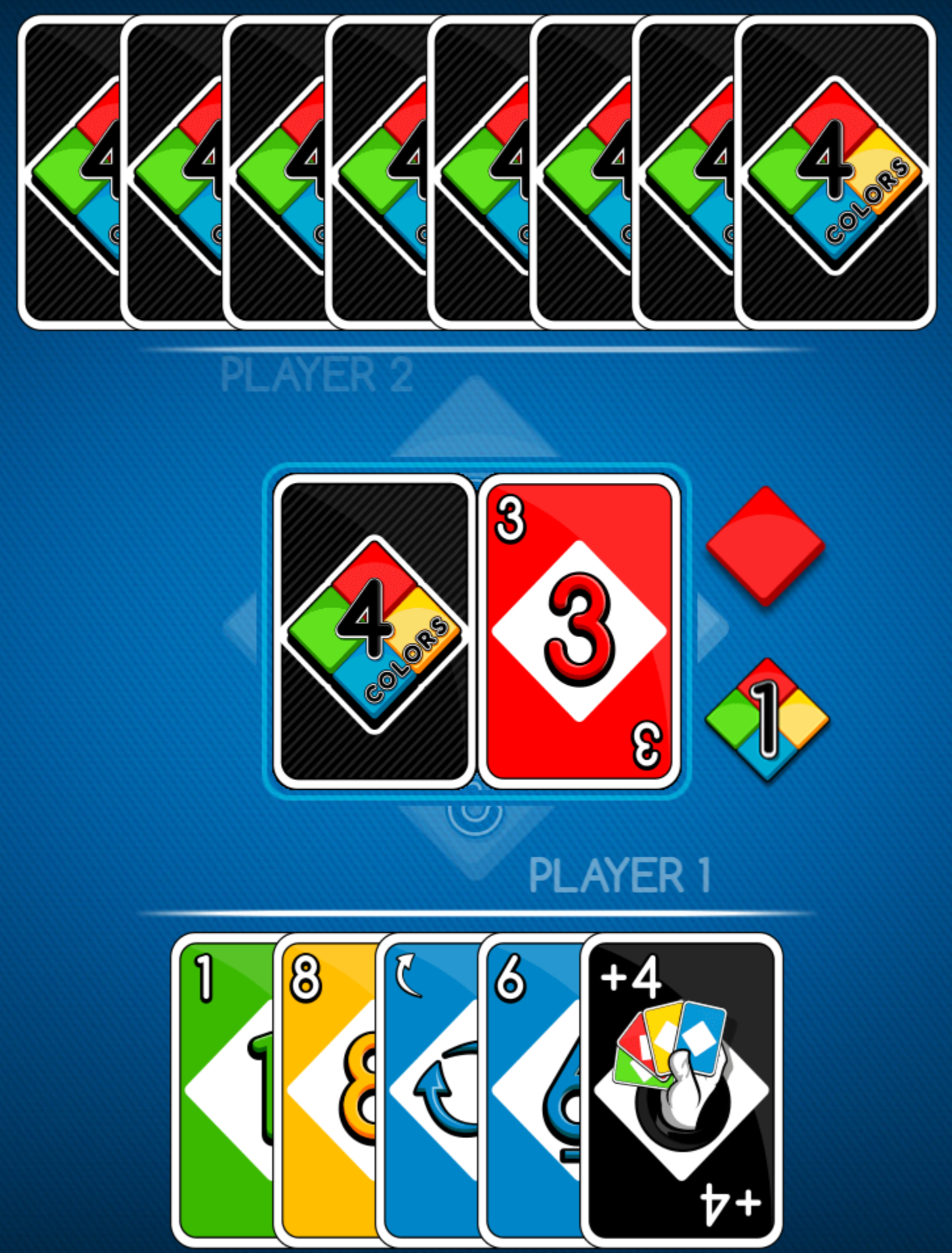 Play Uno Card Game Online: 4 Colors is a Free Card Game Inspired