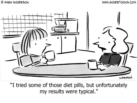 Diet Pills Cartoon.