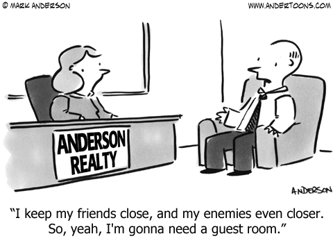 Guest Room Cartoon.