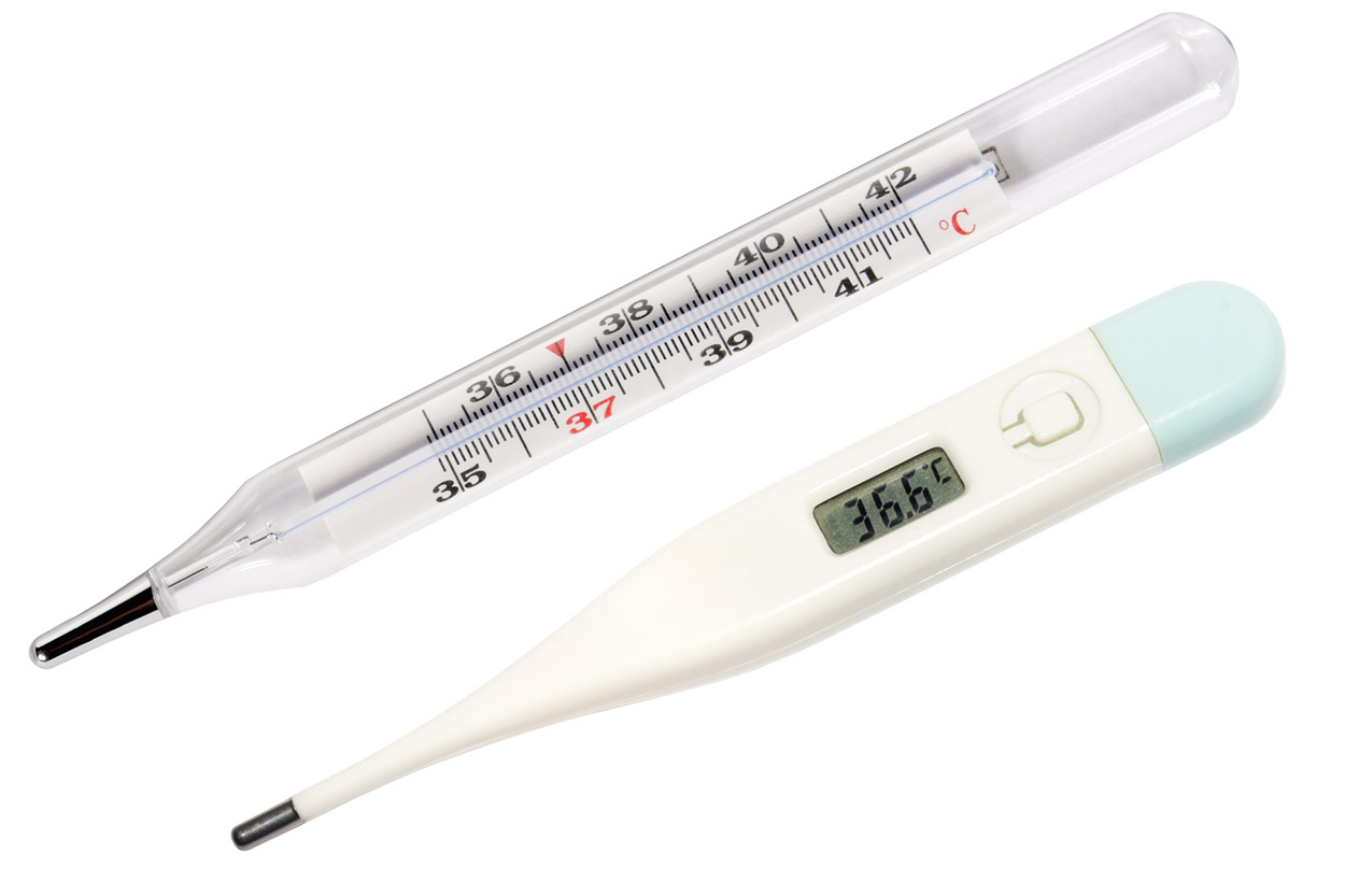 Two thermometers