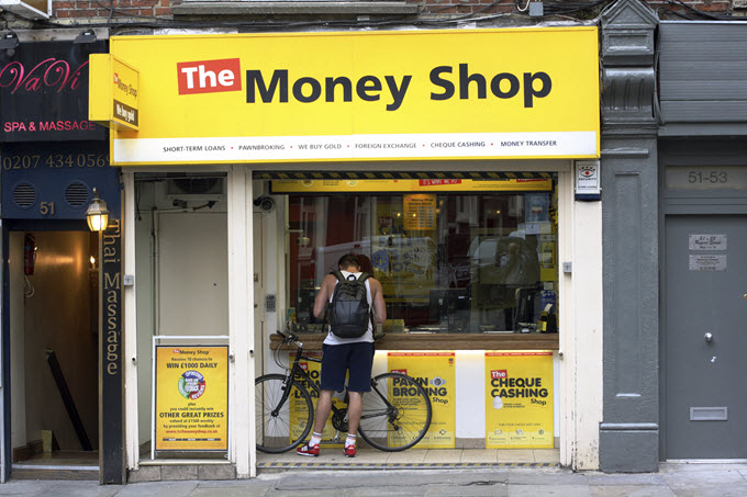 The Money Shop.